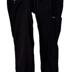 Koi Lite Slim Fit Dobby stretch Mechanical Scrub Black Cargo Med Tall Like New